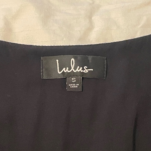 Lulus black wrap midi/maxi dress - Picture 6 of 6